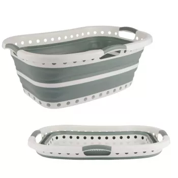 Beldray LA072979GRNFEU7 cesto portabiancheria pieghevole Hip Hugger 37 L - verde