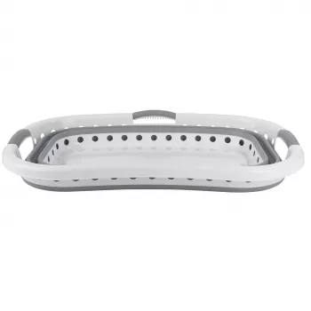 Beldray LA072979PGRYFEU7 cesto portabiancheria pieghevole Hip Hugger - grigio, 38 litri