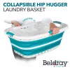 Beldray LA072979TQFEU7 cesto portabiancheria pieghevole Hip Hugger 37 L turchese