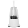 Beldray LA084538PUFFEU7X spazzola WC in silicone Antibac con portaspazzola, viola