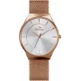 BELLEVUE E54 orologio analogico al quarzo da donna 32mm cassa in acciaio inox cinturino in pelle nero