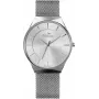 BELLEVUE E56 orologio uomo al quarzo analogico 32 mm cassa in acciaio inox quadrante nero cinturino in pelle vera