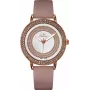 BELLEVUE Donna B45 35mm Orologio al quarzo analogico cassa in acciaio inox quadrante argentato cinturino in pelle nera