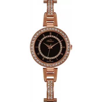 Orologio analogico al quarzo BELLEVUE donna D11 30mm - quadrante bianco, cinturino in pelle nero