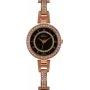 BELLEVUE Woman D11 30mm orologio analogico al quarzo – quadrante bianco, cinturino in pelle nero