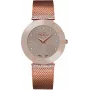 BELLEVUE Orologio da donna F124 al quarzo analogico 26mm acciaio inox argento