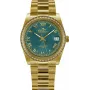 BELLEVUE Woman I16 27mm orologio analogico al quarzo quadrante argento cinturino in pelle nera