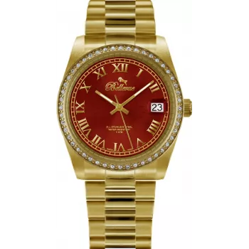 BELLEVUE Woman I18 orologio al quarzo analogico 28 mm quadrante argento cinturino in pelle nero