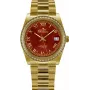 BELLEVUE Woman I18 Orologio analogico al quarzo 28mm quadrante argento cinturino in pelle nero