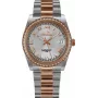 BELLEVUE Woman I21 36mm Orologio analogico al quarzo quadrante argento cinturino in pelle nero