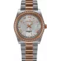 BELLEVUE Woman I22 27mm orologio al quarzo svizzero quadrante bianco cinturino in pelle nero