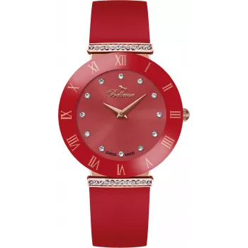 BELLEVUE Orologio da donna E118 Quarzo Analogico 26mm Acciaio inossidabile Mesh