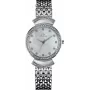 BELLEVUE orologio da donna D48 (32mm) – analogico al quarzo, quadrante bianco, cinturino in similpelle nero
