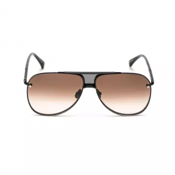 Belstaff Beckinton Occhiali da Sole Uomo - Montatura in Acetato Nero, Lenti Grigie, 61/12/145 mm, UV400