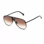 Belstaff Beckinton Occhiali da Sole Uomo - Montatura in Acetato Nero, Lenti Grigie, 61/12/145 mm, UV400