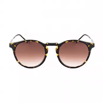 BELSTAFF Brooklands035 Occhiali da sole unisex - montatura in acetato nera, lenti in policarbonato grigie, protezione UV400, 48/21/145 mm