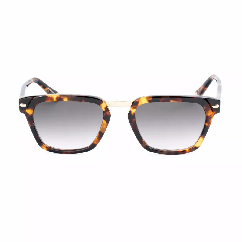 BELSTAFF COOPER-S192 Occhiali da sole unisex - 52/21/145 mm - Montatura nera lenti grigie