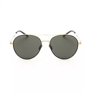 Belstaff Occhiali da sole unisex Magnumdoradon - 58/17/145 mm - montatura nera lenti grigie