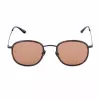 BELSTAFF Uomo ORWELL-S072 Occhiali da Sole - Montatura Nera, Lenti Grigie, 50/22/150 mm