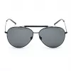 BELSTAFF MAN PANTHER-NEGRO Occhiali da sole - montatura nera, lenti grigie, 61/13/145 mm