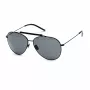 BELSTAFF MAN PANTHER-NEGRO Occhiali da sole - montatura nera, lenti grigie, 61/13/145 mm