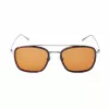 BELSTAFF MAN RYDER-S085 Occhiali da sole pilot/aviator nero acetato lente grigia 54/21/145 mm