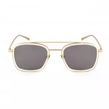 BELSTAFF Uomo Occhiali da Sole Ryder Two RYDERTWOS087 - Montatura in Acetato Nero, Lenti Grigie, 51/18/145 mm