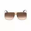 Belstaff Occhiali da sole uomo Sexton Pilot gunmetal grigio 63mm