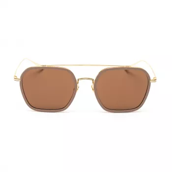 Belstaff Merrick II Occhiali da sole uomo Beige Marrone Sfumato 57mm