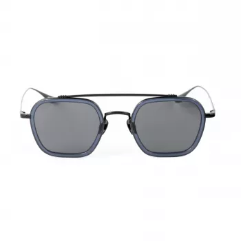 BELSTAFF MERRICK-S137 occhiali da sole unisex - montatura in acetato nera, lenti UV400 grigie 47/23/143 mm