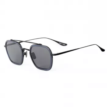 BELSTAFF MERRICK-S137 occhiali da sole unisex - montatura in acetato nera, lenti UV400 grigie 47/23/143 mm