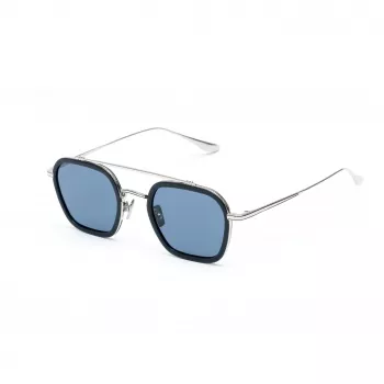 BELSTAFF MERRICKAZULW Occhiali da sole uomo - Montatura quadrata in acetato con protezione UV400 (47/23/143 mm)