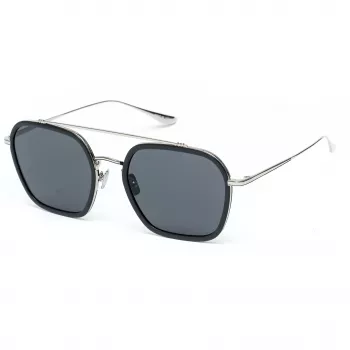 Belstaff Merrikiigris Occhiali da sole uomo - montatura in acetato grigio con lenti in policarbonato grigie - 52/17/140 mm