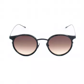 Belstaff Parkgate-S123 occhiali da sole unisex - montatura nera, lenti grigie, 48/21/145 mm