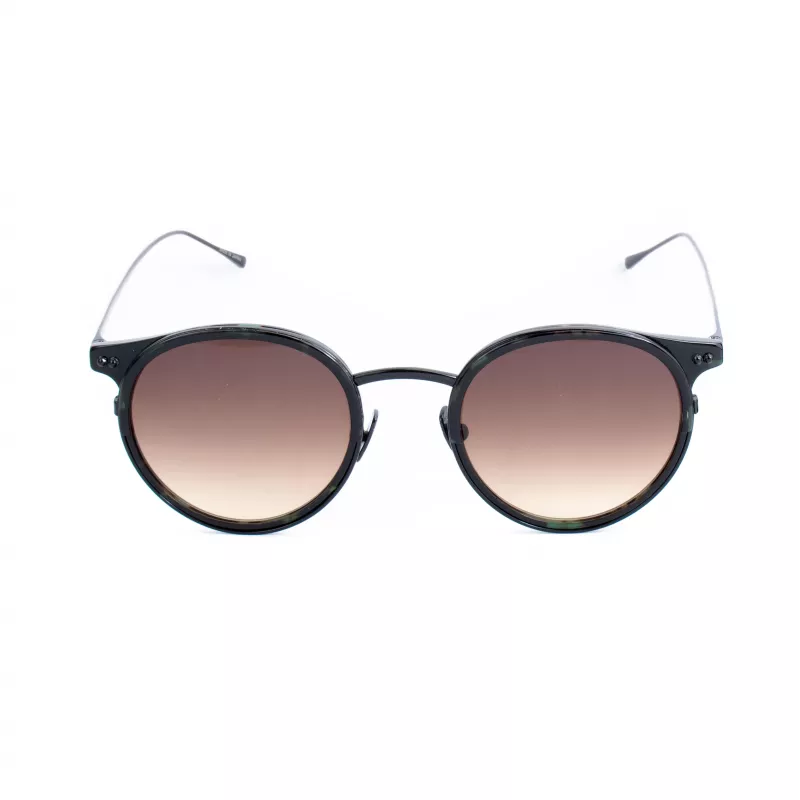 Belstaff Parkgate-S123 occhiali da sole unisex - montatura nera, lenti grigie, 48/21/145 mm
