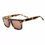 Belstaff Randford S153 Occhiali da sole unisex - montatura in acetato nero, lenti in policarbonato grigie, 52 mm