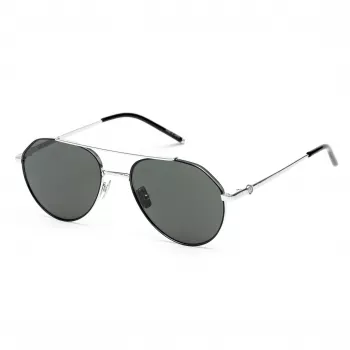 BELSTAFF ROADMASTERGR Occhiali da sole unisex - Montatura grigia, lenti grigie, 56/19/145 mm