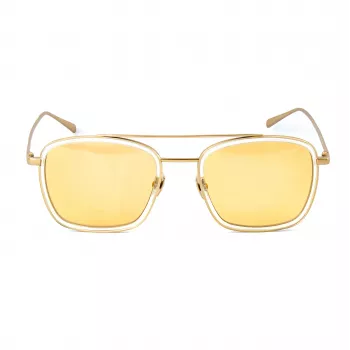 Belstaff Ryder Occhiali da sole unisex, montatura chiara, lenti grigie, 54/21/145 mm