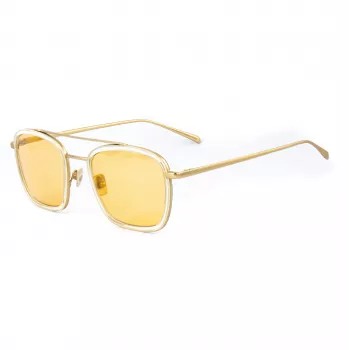 Belstaff Ryder Occhiali da sole unisex, montatura chiara, lenti grigie, 54/21/145 mm