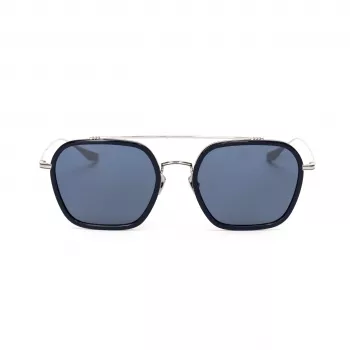 BELSTAFF Unisex Merrikii Azul Occhiali da sole - Montatura blu Lenti grigie 57mm