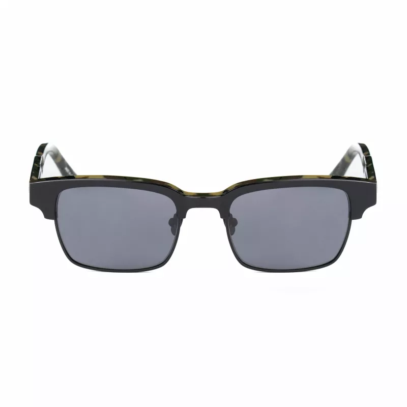 BELSTAFF Unisex occhiali da sole Rampling-S103 (52/20/145 mm) montatura nera lenti grigie