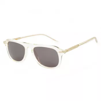 BELSTAFF donna Eyston-S044 occhiali da sole - montatura nera in acetato, lenti grigie, 53 mm