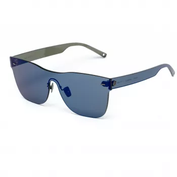 Belstaff occhiali da sole donna Flashgunazul - montatura in acetato blu con lenti grigie sfumate