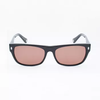 BELSTAFF Hudson-S185 Occhiali da sole donna - Montatura nera, lenti grigie, 54 mm