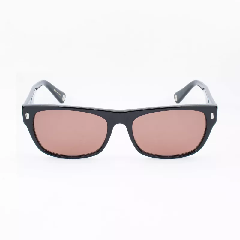 BELSTAFF Hudson-S185 Occhiali da sole donna - Montatura nera, lenti grigie, 54 mm