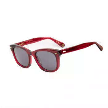 Belstaff Occhiali da Sole Donna Rockford S148 - Montatura Nera, Lenti Grigie, 52 mm
