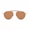 BELSTAFF Occhiali da sole donna Staffordmarro rettangolari - montatura in acetato marrone - UV400