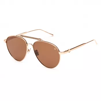 BELSTAFF Occhiali da sole donna Staffordmarro rettangolari - montatura in acetato marrone - UV400