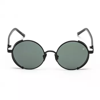 BELSTAFF Women Trophy II Occhiali da sole - Montatura in acetato nero, lenti grigie, 53 mm