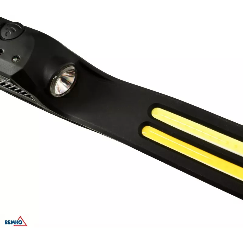 BEMKO C49-LTC01 lampada frontale LED ricaricabile, 1200 mAh, 100 lumen, IPX4, portata 80 m